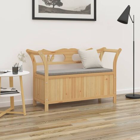 Banc - Banc de salon - Banc de table 107x45x75,5 cm Bois de sapin solide BV720714 - BonneVie - Brun