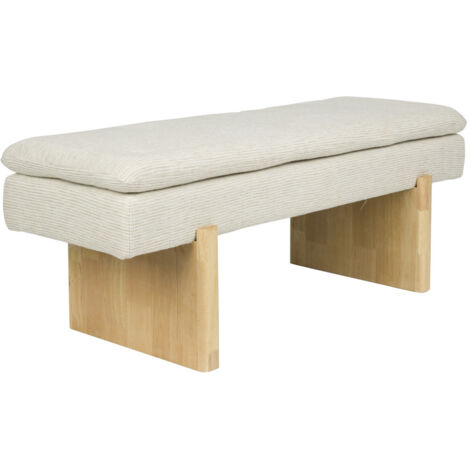 Banc, Banc en bois avec assise tissu - JAPPO Gris en Wood, BOITE A DESIGN