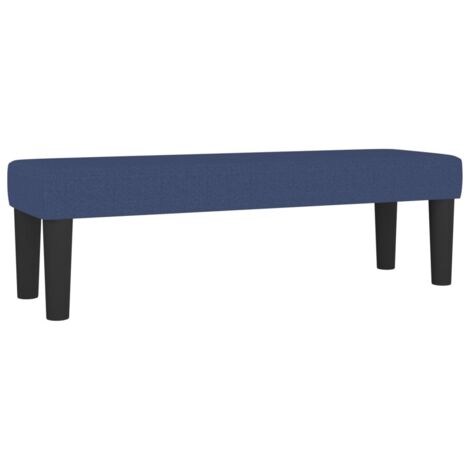 Banc Bleu 100x30x30 cm Tissu CFW451682