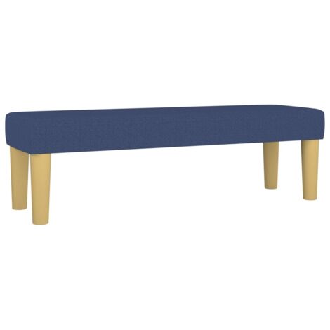 Banc Bleu 100x30x30 cm Tissu CFW858475