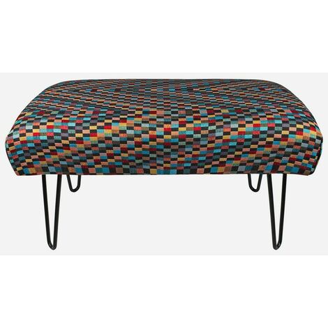 Banc, bout de lit HAIR pin 80x40x40 cm