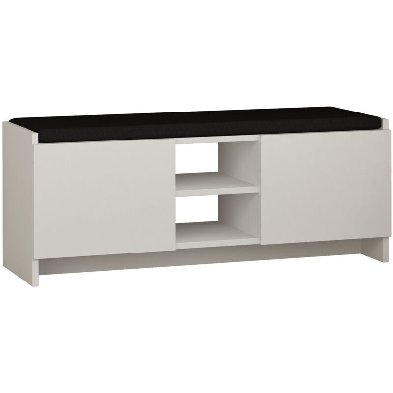 Cotecosy - calicosy - Banc chaussures 2 portes et 2 niches L110 cm - Zulla