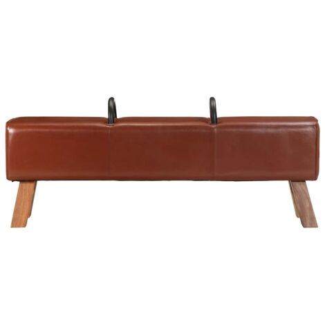Banc cheval d'arçon vintage Cuir véritable de chèvre CFW787992
