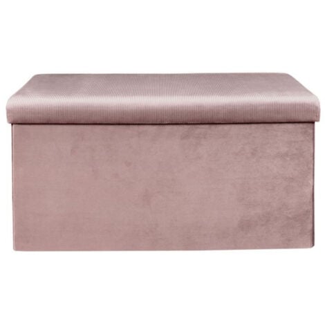 Banc & Coffre de Rangement "Giulia" 77cm Rose