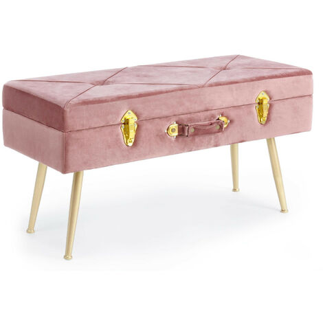 Banc coffre en velours - JULIA