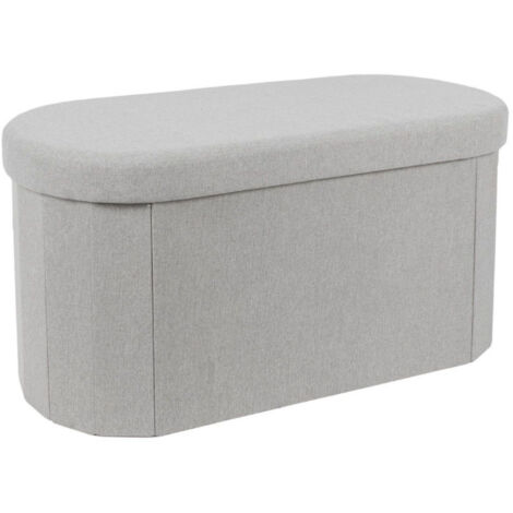 Banc Coffre Pliable "Pills" 76cm Gris