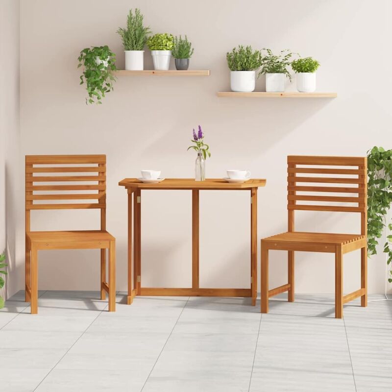 Chaise de jardin 2 pcs Marron 50 x 50 x 91cm Vidaxl