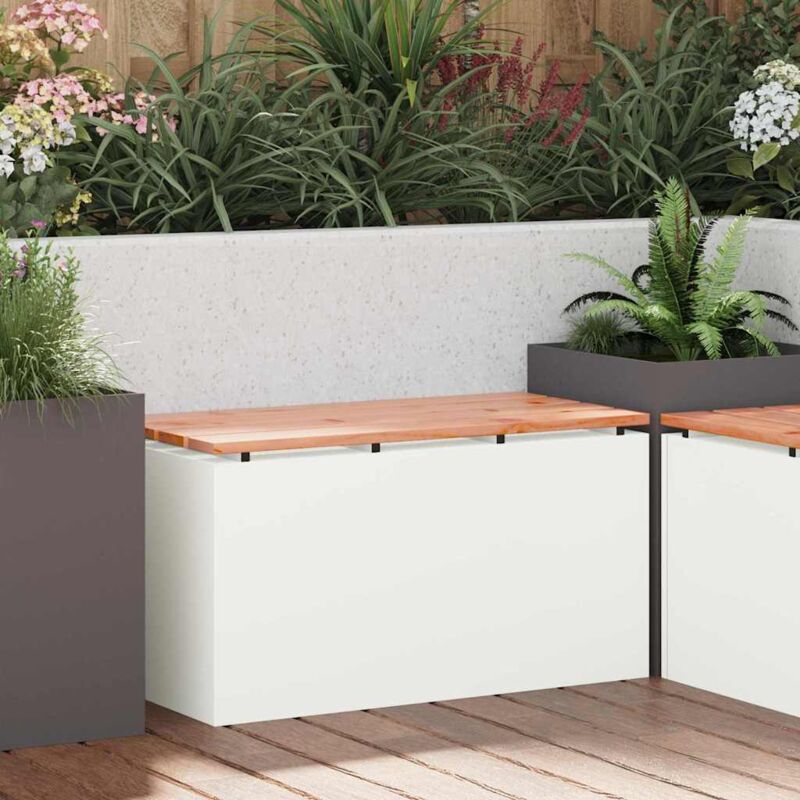 Banc de Blanc 80 x 40 x 43 cm Acier