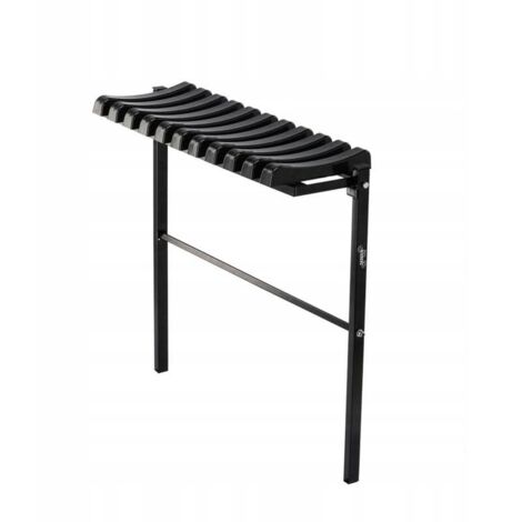 Banc de cimetière pliable en métal, 68 cm