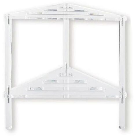 Banc de douche en acrylique, robuste, capacité de charge de 22,7 kg (50 lb), imperméable et antidérapant