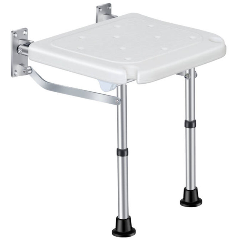 Tabouret de douche ,Hauteur réglable 4253cm Aide à la douche Chaise de douche Siège de douche Tabouret de bain