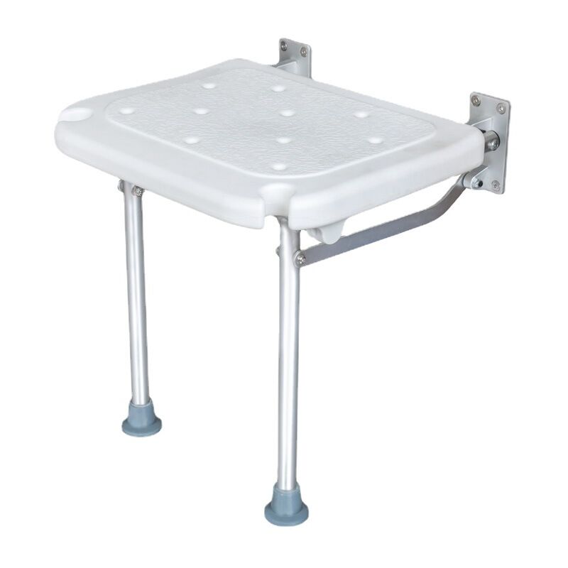 Banc de douche pliant, siège de bain rabattable mural, tabouret de chaise de salle de bain, avec fente pour pomme de douche