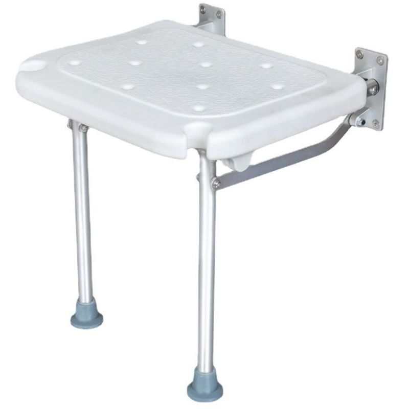 Banc de douche pliant, siège de bain rabattable mural, tabouret de chaise de salle de bain, avec fente pour pomme de douche