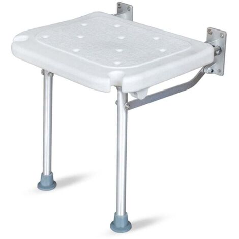 Banc de douche pliant, siège de bain rabattable mural, tabouret de chaise de salle de bain, avec fente pour pomme de douche