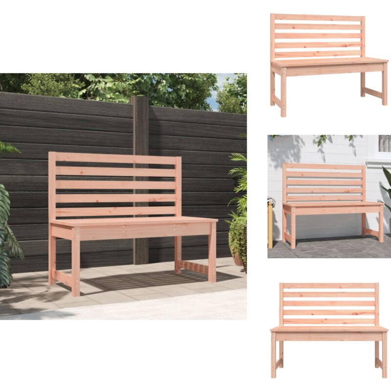 Vidaxl - Banc de jardin 109 cm bois massif de douglas - Banc De Jardin - Banc Extérieur - Mobilier De Jardin - Chaise Longue - Meubles De Jardin