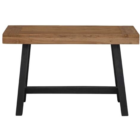 Banc de jardin 110 cm Banc de salon - Banc de table Bois massif de teck BV208916 - BonneVie