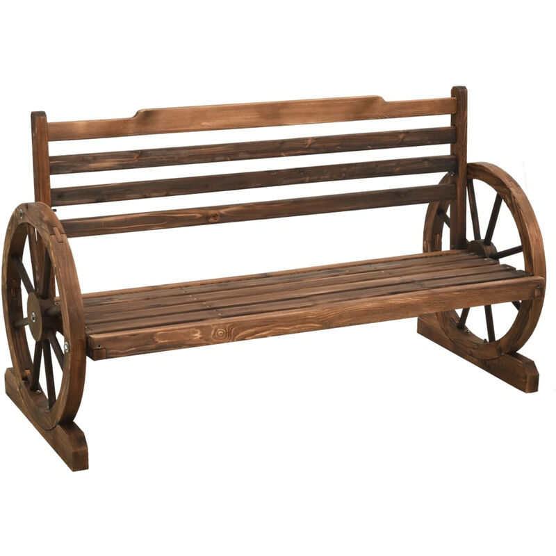 Banc de jardin 112 cm Bois de sapin massif