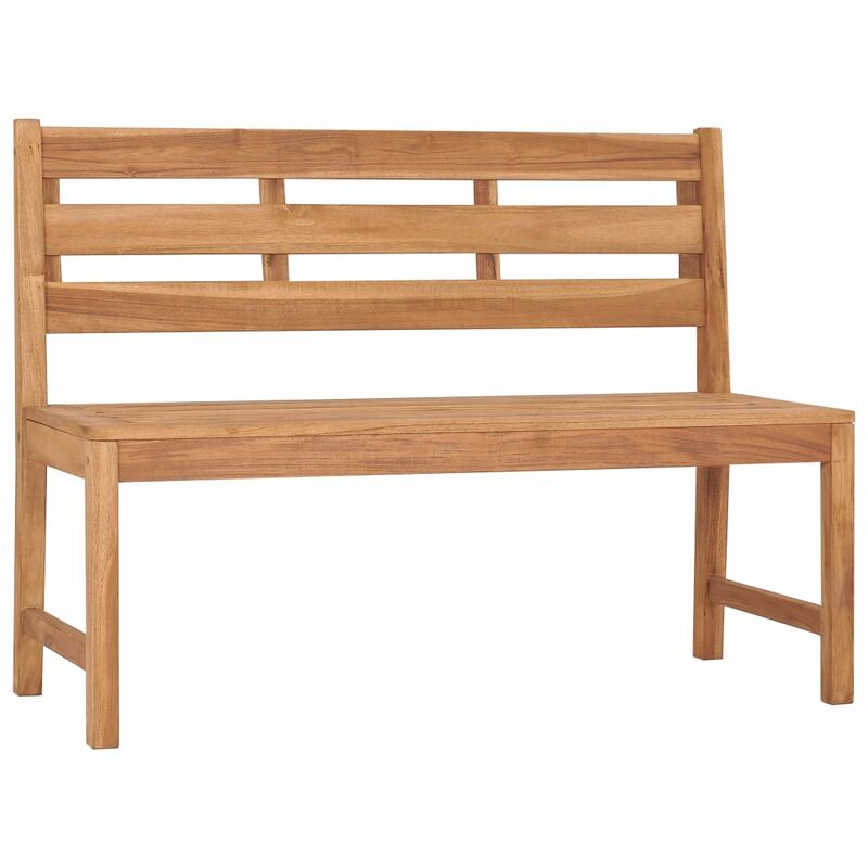 Banc de jardin 120 cm Bois de teck solide