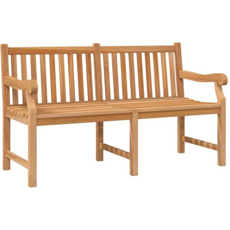 Banc de jardin 150 cm bois de teck massif