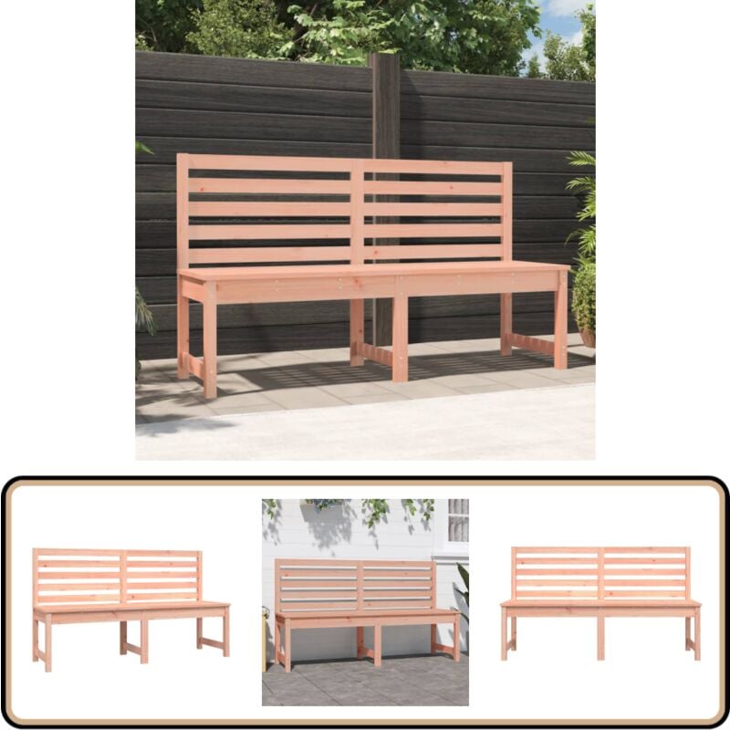 Vidaxl - Banc de jardin 157,5 cm bois massif de douglas - Banc De Jardin - Banc Extérieur - Mobilier De Jardin - Chaise Longue - Meubles De Jardin