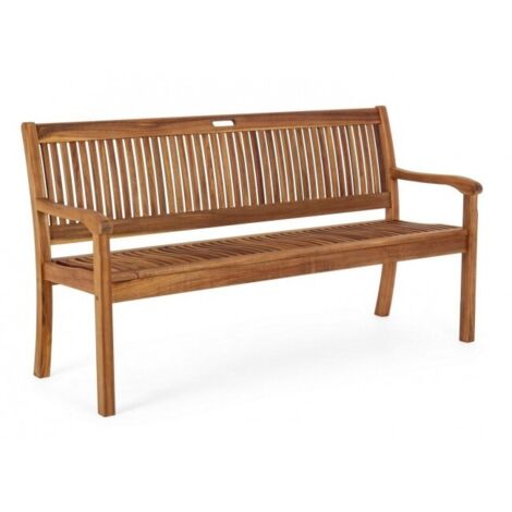 Banc de jardin 158x60x88 cm en acacia huilé - INES