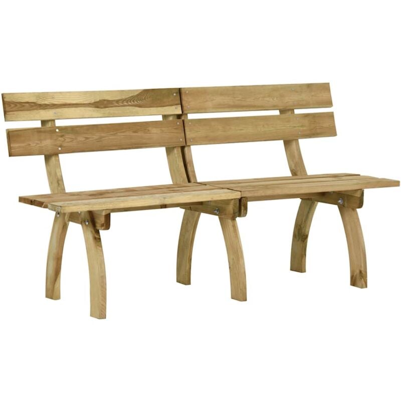 Banc de jardin 160 cm Bois de pin imprégné