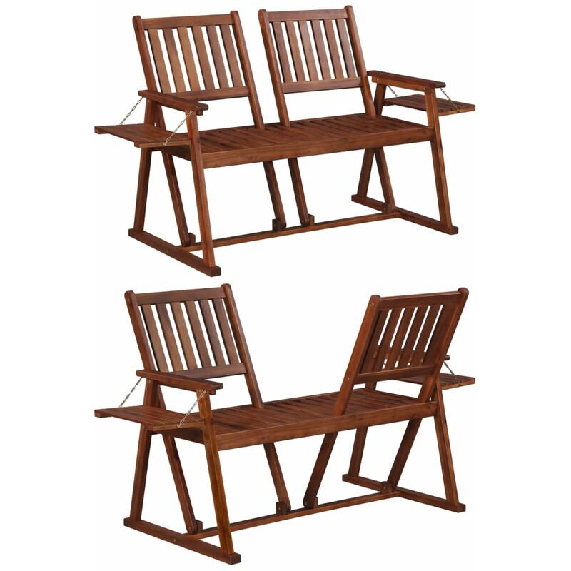 Asupermall - Banc de jardin 165 cm Bois d'acacia solide