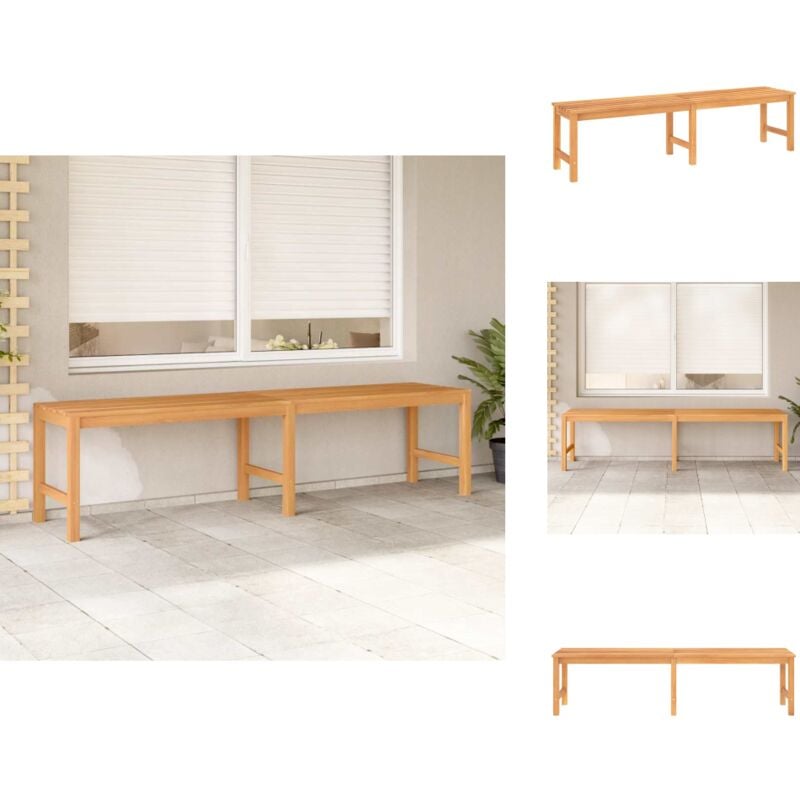 Vidaxl - Banc de jardin 180 cm bois de teck solide - Banc De Jardin - Mobilier De Jardin - Banc En Bois - Meuble De Jardin - Teck