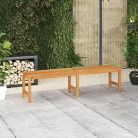 Banc de jardin 180cm bois de teck solide