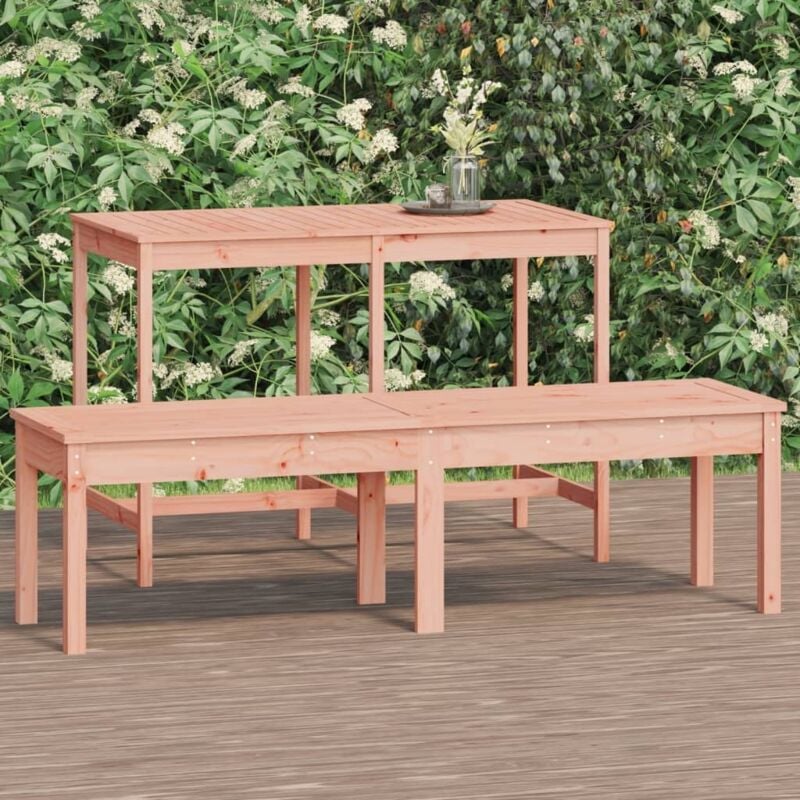 Banc de jardin à 2 places 159,5x44x45 cm bois massif de douglas vidaXL