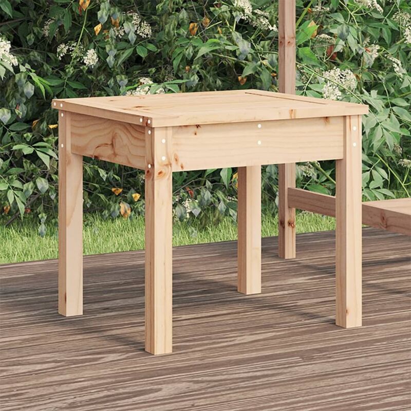 Banc de jardin 50x44x45 cm bois massif de pin Vidaxl