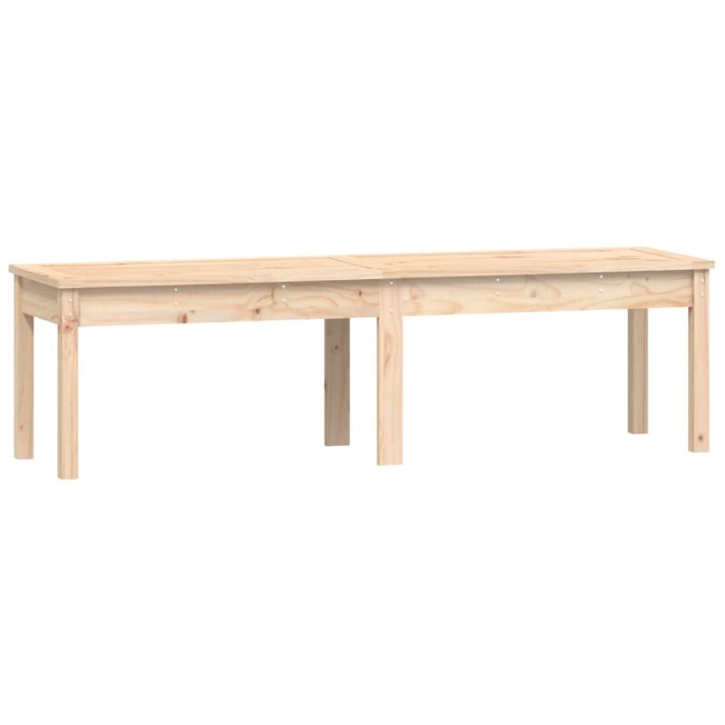 Vidaxl - Banc de jardin à 2 places 159,5x44x45 cm bois massif de pin