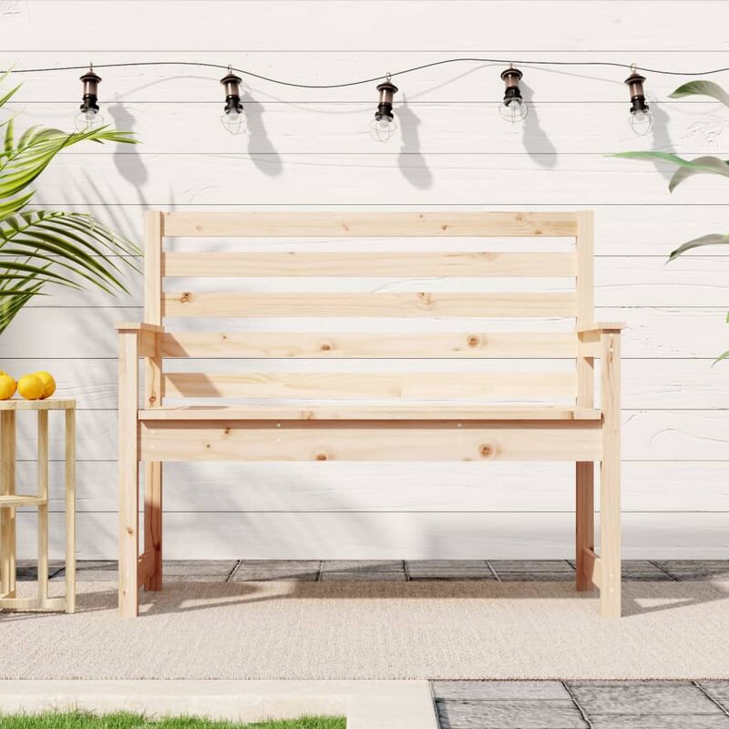 Vidaxl - Banc de jardin 109x48x91,5 cm bois massif de pin
