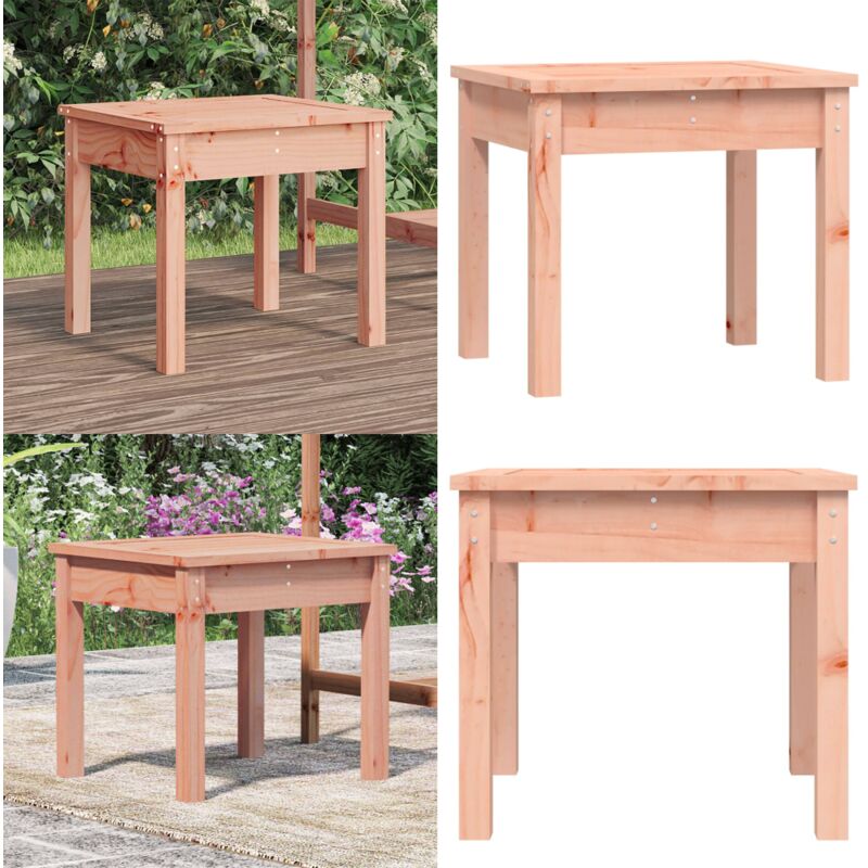Banc de jardin 50x44x45 cm bois massif de douglas - Banc De Jardin - Banc Extérieur - Mobilier De Jardin - Chaise Longue - Terrasse - Home & Living