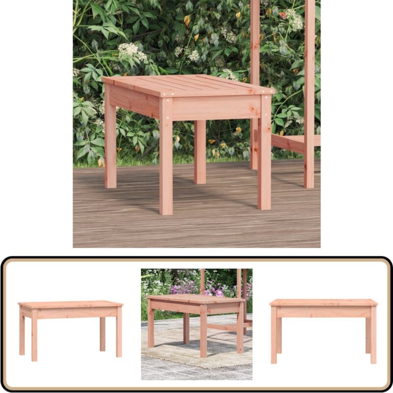 Banc de jardin 80x44x45 cm bois massif de douglas - Banc De Jardin - Mobilier De Jardin - Banc Extérieur - Chaise Longue Extérieure - Terrasse