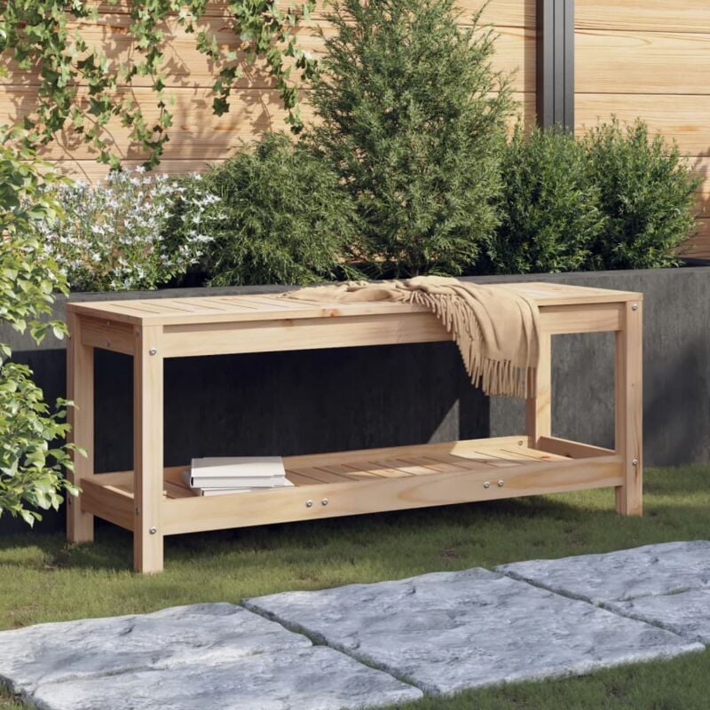 Vidaxl - Banc de jardin 108x35x45 cm bois massif de pin