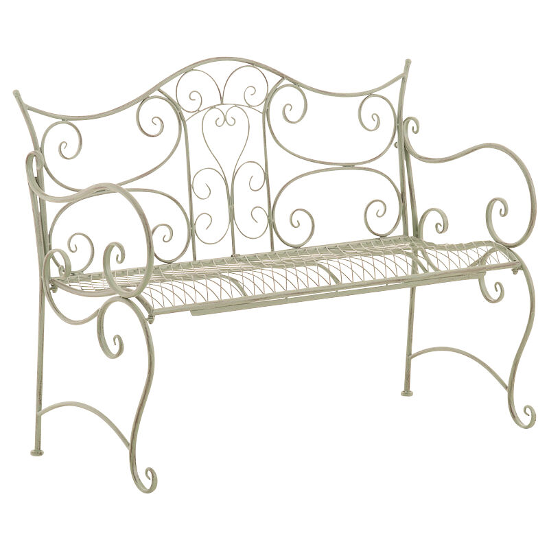 Banc de jardin antique TARA antique/vert