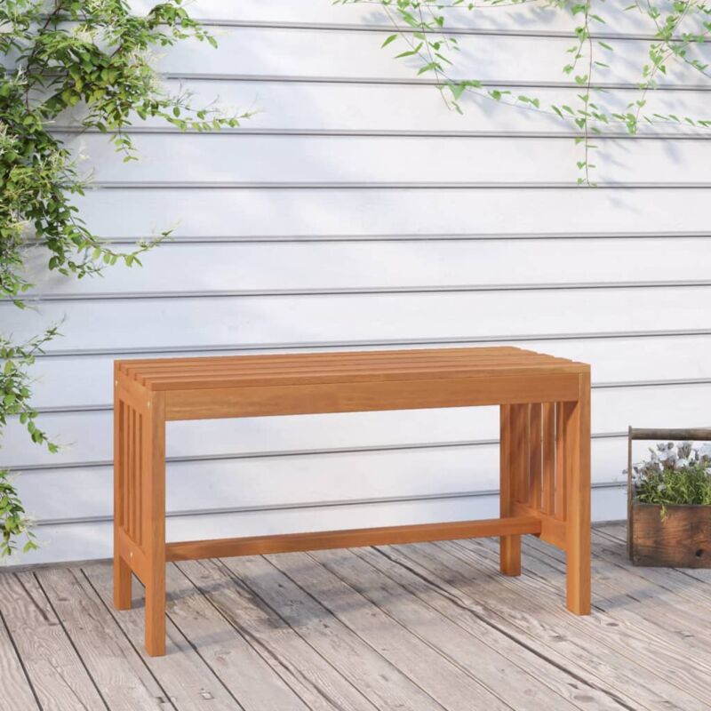 Maison Chic - Banc de jardin Banc d'extérieur Banquette 80 cm bois massif d'eucalyptus 76810