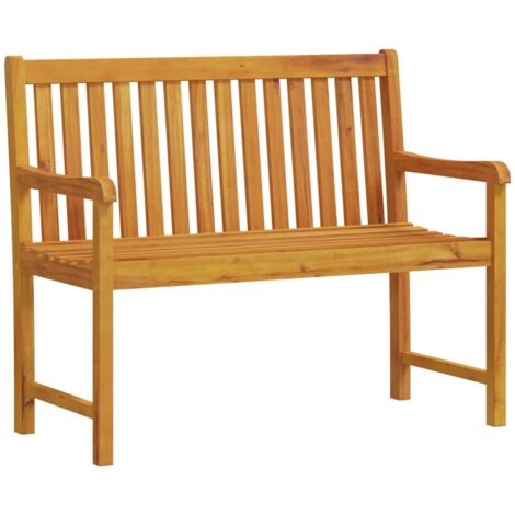 Banc de jardin  Banc extérieur  Banquette de jardin 110 cm Bois d'acacia solide