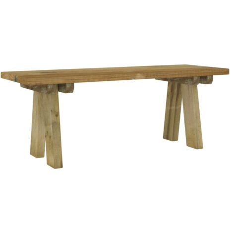 Banc de jardin  Banc extérieur  Banquette de jardin 110 cm bois de pin massif imprégné