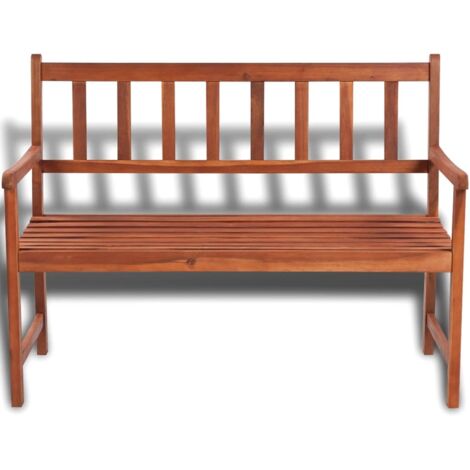Banc de jardin  Banc extérieur  Banquette de jardin 120 cm bois solide d'acacia