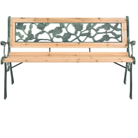 Banc de jardin  Banc extérieur  Banquette de jardin 122 cm Bois