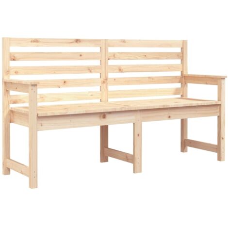 Banc de jardin  Banc extérieur  Banquette de jardin 159,5x48x91,5 cm bois massif de pin