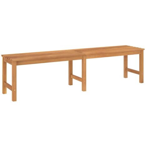 Banc de jardin  Banc extérieur  Banquette de jardin 180 cm bois de teck solide