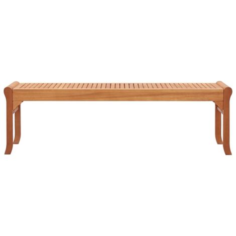 Banc de jardin  Banc extérieur  Banquette de jardin 3 places 150 cm Bois d'eucalyptus solide