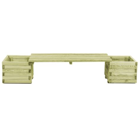 Banc de jardin  Banc extérieur  Banquette de jardin à jardin  Banc extérieur  Banquette de jardinières Bois de pin imprégné