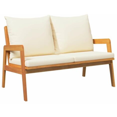 Banc de jardin  Banc extérieur  Banquette de jardin Huile Naturelle Bois d'Acacia Massif