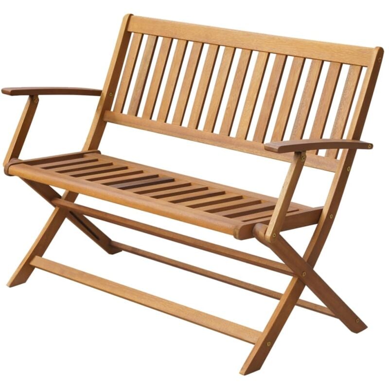 Banc de jardin 120 cm Bois d'acacia solide
