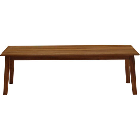 Banc de jardin bois massif L145 cm CANOPEE - Naturel