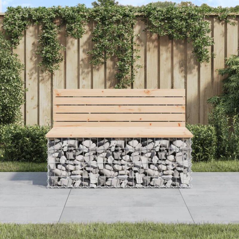 Vidaxl - Furniture Limited - Banc de jardin design de gabion 103x70x65 cm